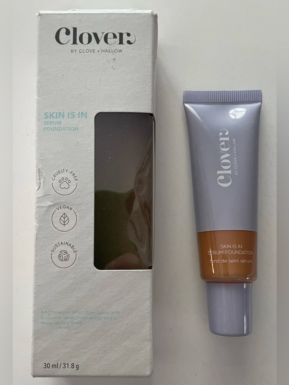 Clove + Hallow Clover Serum Foundation Tube Shade 9 (med-dark)